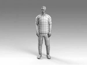 casual man 06 rigged 3D Model