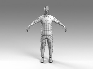 casual man 06 rigged 3Dモデル