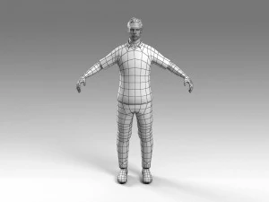 casual man 06 rigged 3D Model