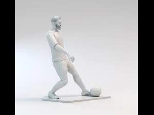 footballer 03 footstrike 01 stl 3D Print Model