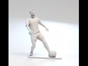 footballer 03 footstrike 01 stl 3D Print Model