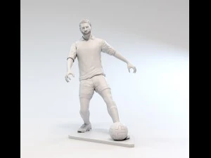 footballer 03 footstrike 01 stl 3D Print Model