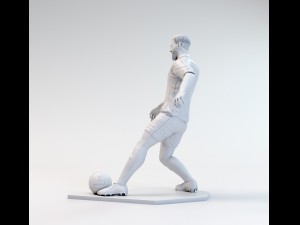 footballer 03 footstrike 01 stl 3D Print Model