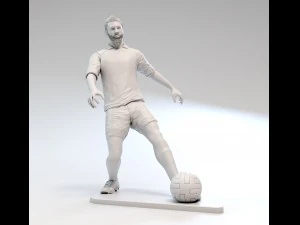 footballer 03 footstrike 01 stl 3D Print Model