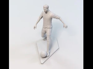 footballer 03 footstrike 01 stl 3D Print Model