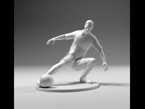 footballer 02 footstrike 05 stl 3D Print Model