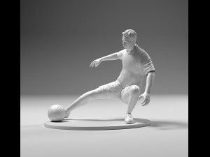 footballer 02 footstrike 05 stl 3D Print Model