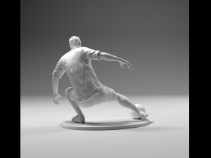 footballer 02 footstrike 05 stl 3Dプリントモデル