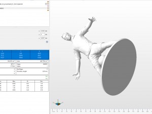 footballer 02 powerstand 01 stl 3D 打印模型