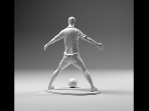 footballer 02 powerstand 01 stl 3D 打印模型