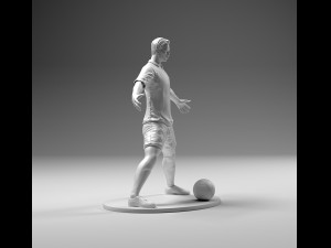 footballer 02 powerstand 01 stl 3D 打印模型