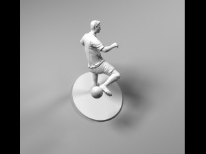 footballer 02 footstrike 06 stl 3D 프린트 모델