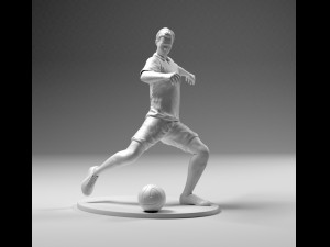 footballer 02 footstrike 07 stl 3D Print Model