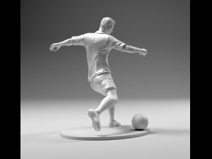 footballer 02 footstrike 07 stl 3D Print Model