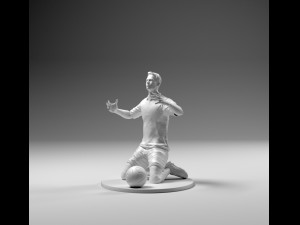 footballer 02 wonder pose 01 stl 3D-Druckmodell