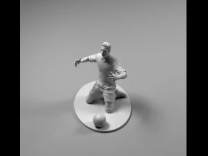 footballer 02 wonder pose 01 stl 3D Print Model