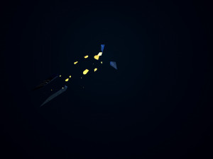 snowflake growth animated and obj sequence Model 3D