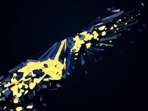 snowflake growth animated and obj sequence Model 3D