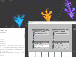snowflake growth animated and obj sequence Model 3D