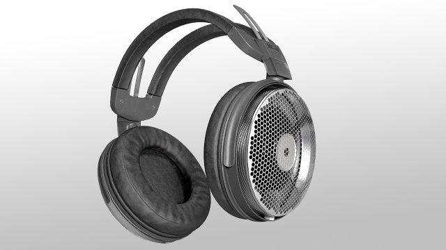audio-technica ath-adx5000 headphones pbr 3D Модель .c4d .max .obj .3ds .fbx .stl .blend 