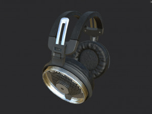 audio-technica ath-adx5000 headphones pbr 3D Модель