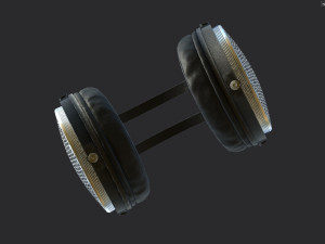 audio-technica ath-adx5000 headphones pbr 3D Модель