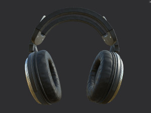 audio-technica ath-adx5000 headphones pbr 3D Модель