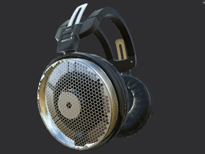 audio-technica ath-adx5000 headphones pbr 3D Модель