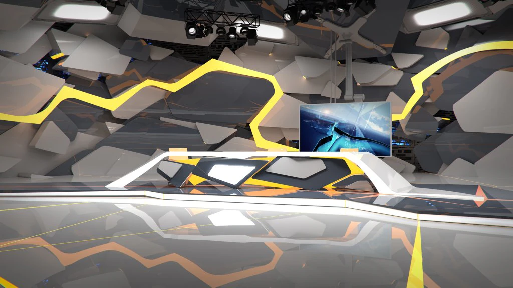 virtual tv studio 13 3D Model .c4d .max .obj .3ds .fbx .stl .blend