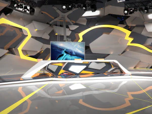 virtual tv studio 13 3D Model