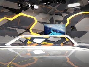 virtual tv studio 13 Modello 3D