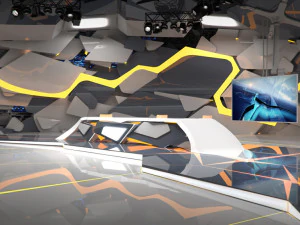 virtual tv studio 13 3D Model