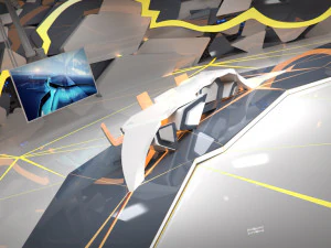 virtual tv studio 13 3D Model