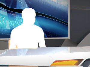 virtual tv studio 13 3D Model