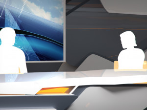 virtual tv studio 13 Modello 3D