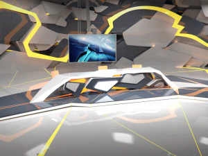 virtual tv studio 13 3D Model