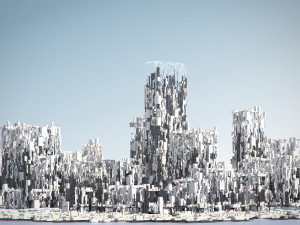 greeble city 3D मॉडल