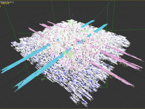 greeble city Modello 3D