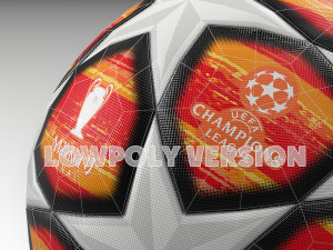 ball champions league 2019 3D Model
