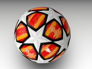 ball champions league 2019 3D Model