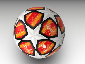 ball champions league 2019 3D Model