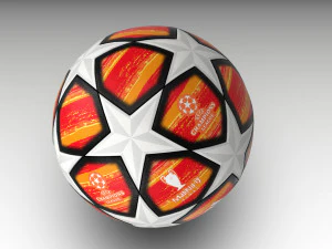 ball champions league 2019 3D Model