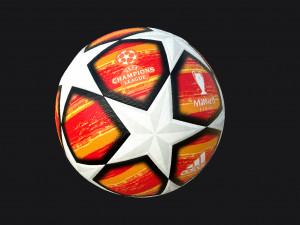 ball champions league 2019 pbr Modelo 3D
