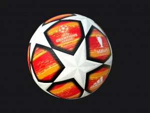 ball champions league 2019 pbr 3D Model