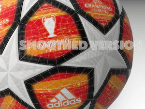 ball champions league 2019 pbr 3D Model