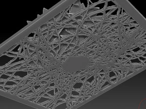翠菊花装饰元素stl 3D 打印模型