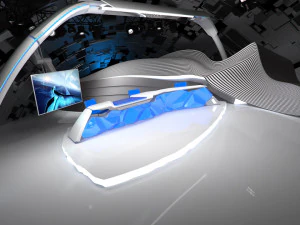 studio siaran virtual 14 Model 3D