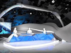 virtual broadcast studio 14 Modelo 3D