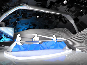 studio siaran virtual 14 Model 3D