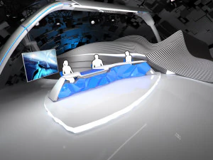 studio siaran virtual 14 Model 3D